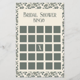 フローラオリーブグリーンとクリームが咲く チラシ