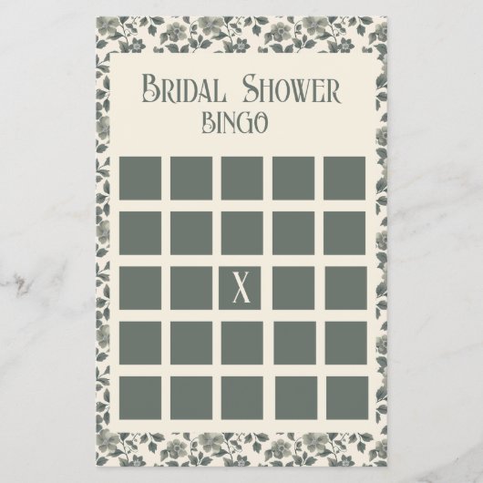 フローラオリーブグリーンとクリームが咲く チラシ (正面)