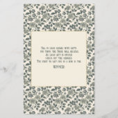 フローラオリーブグリーンとクリームが咲く チラシ (裏面)