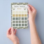 フローラオリーブ花ブライダルシャワービンゴ チラシ (ハンドル)