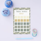 フローラオリーブ花ブライダルシャワービンゴ チラシ (シングル)