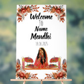 フローラオレンジのアクリルのメンディ徴候。アクリル記号 アクリルサイン (ニュートラル)