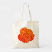 フローラオレンジバラブライドメイドギフトウィディング トートバッグ (正面)