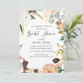 フローラオレンジバ結婚ートサマーブライダルシャワーI 招待状 (スタンド正面)