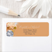 フローラオレンジユーカリエレガントディスコ ラベル (インサイチュ)