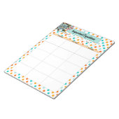 フローラオレンジnブルー_重要な方程式 ノートパッド (アングル)