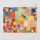 フローラオンサンドbyポール・クレー抽象芸術・アート ポストカード (正面)