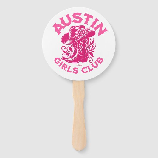 フローラオースティンバチェロレッテ女性のカーボーイ ハンドファン (正面)