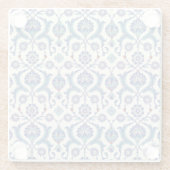 フローラオーナメント伝統的：アラビア文字。 ガラスコースター (裏面)