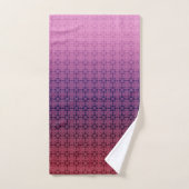 フローラオーナメント,グラデーション バスタオルセット (ハンドタオル)