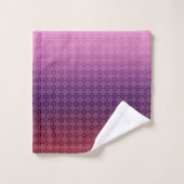 フローラオーナメント,グラデーション バスタオルセット (ウォッシュタオル)