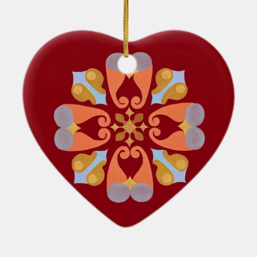 フローラオーナメント セラミックオーナメント (裏面)