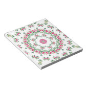 フローラオーナメント ノートパッド (アングル)