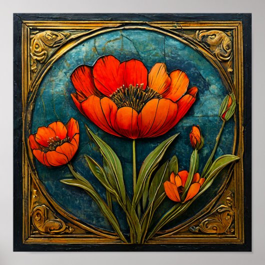 フローラオーナメント ポスター (正面)