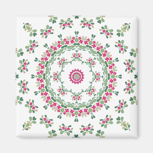 フローラオーナメント マグネット (正面)