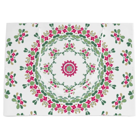 フローラオーナメント ラージペーパーバッグ (正面)