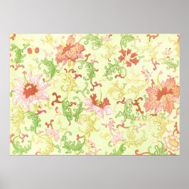 フローラオーナメントbyオーウェン・ジョーンズ・ポスター ポスター