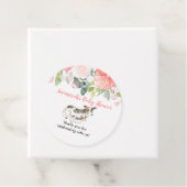 フローラカウファームテーマベビーシャワー フェイバータグ (インサイチュ)