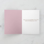 フローラカウボーイブーツ母の日の姑 カード (内部)