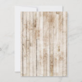 フローラカウボーイブーツ赤ちゃんシャワー 招待状 (裏面)