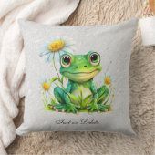 フローラカエル装飾用クッション クッション (ブランケット)