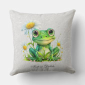 フローラカエル装飾用クッション クッション (裏面)