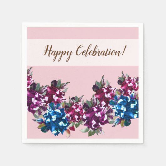 フローラカクテル紙 スタンダードカクテルナプキン (正面)