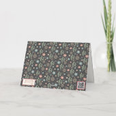 フローラカスタマイズおもしろいインスピリシティトレンディーノテカード カード (裏面)