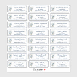 フローラカスタマイズ結婚可能なゲスト住所 シール