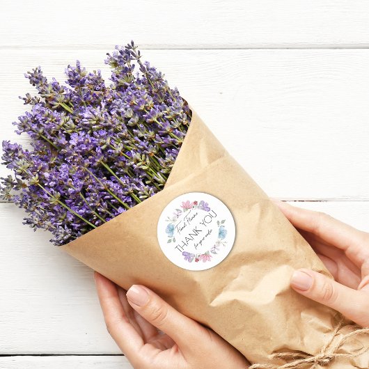 フローラカスタムありがとう ラウンドシール