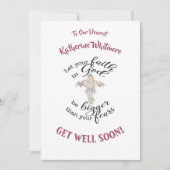 フローラカスタムクロスのカード取得 招待状 (正面)