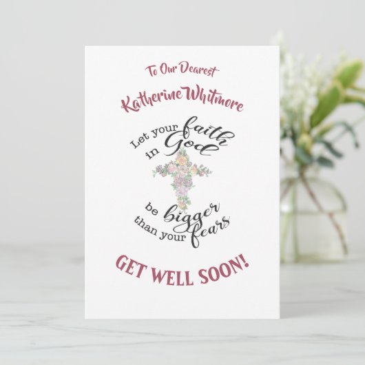 フローラカスタムクロスのカード取得 招待状 (スタンド正面)