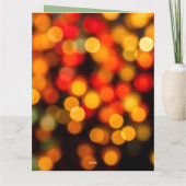 フローラカスタムケルトのクリスマスノットピースサイン カード (裏面)