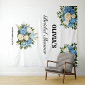 フローラカスタムタペストリーブライダルシャワー タペストリー (インサイチュ(横))