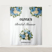 フローラカスタムタペストリーブライダルシャワー タペストリー (正面)