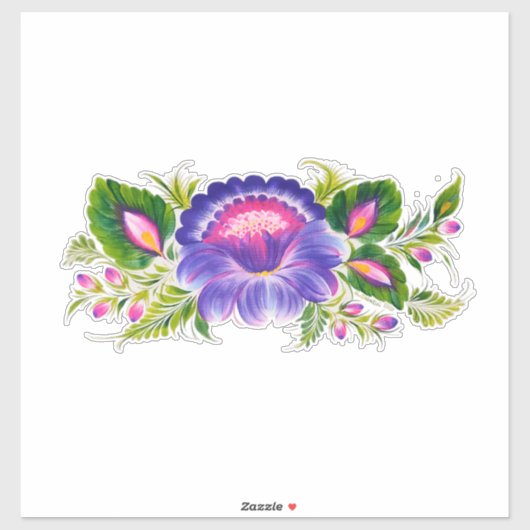 フローラカスタムデザインのカットビニールのシール シール (シート)