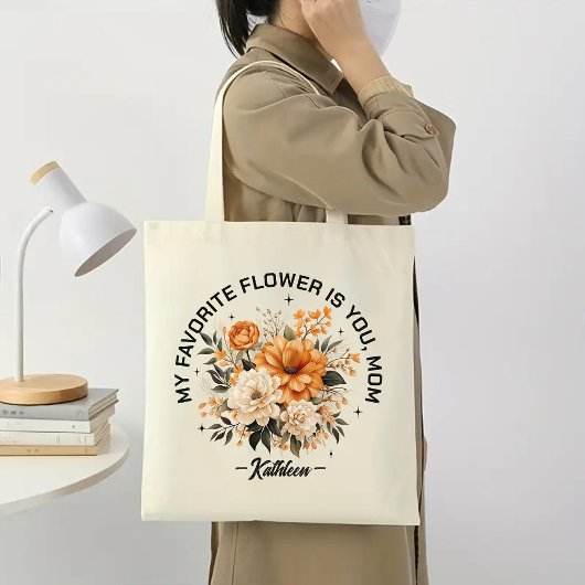 フローラカスタムトートバッグ母の日のプレゼント トートバッグ
