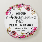 フローラカスタムハネムーンキープサケ ラウンドクッション (裏面)