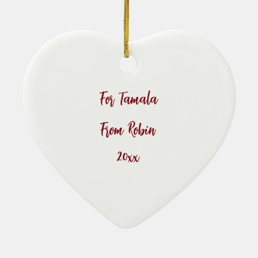 フローラカスタムハートメンターありがとう セラミックオーナメント (裏面)