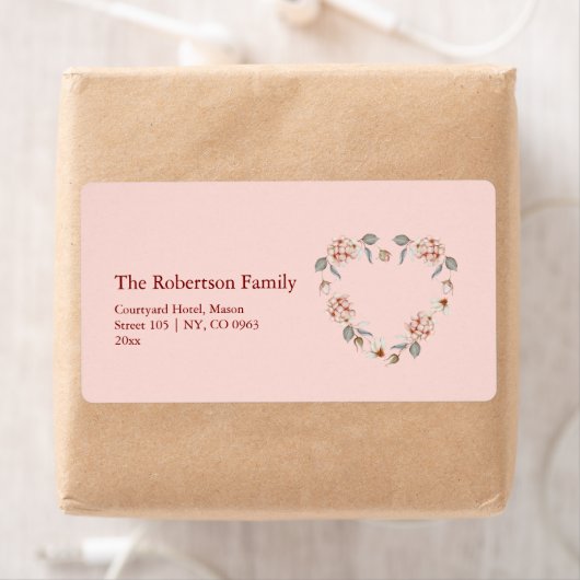 フローラカスタムハート ラベル (インサイチュ)