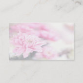 フローラカスタムピンクフローリスト 名刺 (裏面)