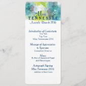 フローラカスタムページアンアワードBrunchプログラムカード2 メニュー (正面)