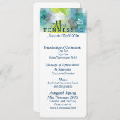 フローラカスタムページェント賞ボールプログラムカード2 メニュー (正面/裏面)