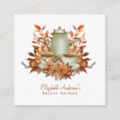 フローラカスタムボホテラコッタパーティーイベント エンクロージャーカード (正面)