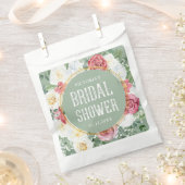 フローラカスタムボホブライダルシャワー フェイバーバッグ (クリップ留めされた状態)