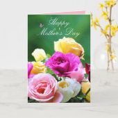 フローラカスタムマザーズデイカード カード (黄色い花)