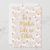 フローラカスタムミニマリスト母の日カード (正面)