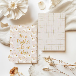 フローラカスタムミニマリスト母の日カード