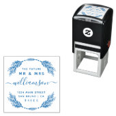 フローラカスタムリース未来Mr&Mrs Return Addres セルフインキングスタンプ (インサイチュ)