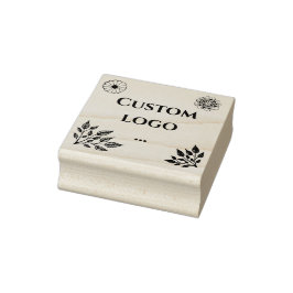 フローラカスタムロゴのゴム印、交換ロゴ ラバースタンプ